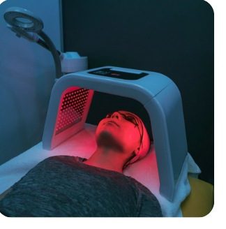 Terapia LED w gabinecie
